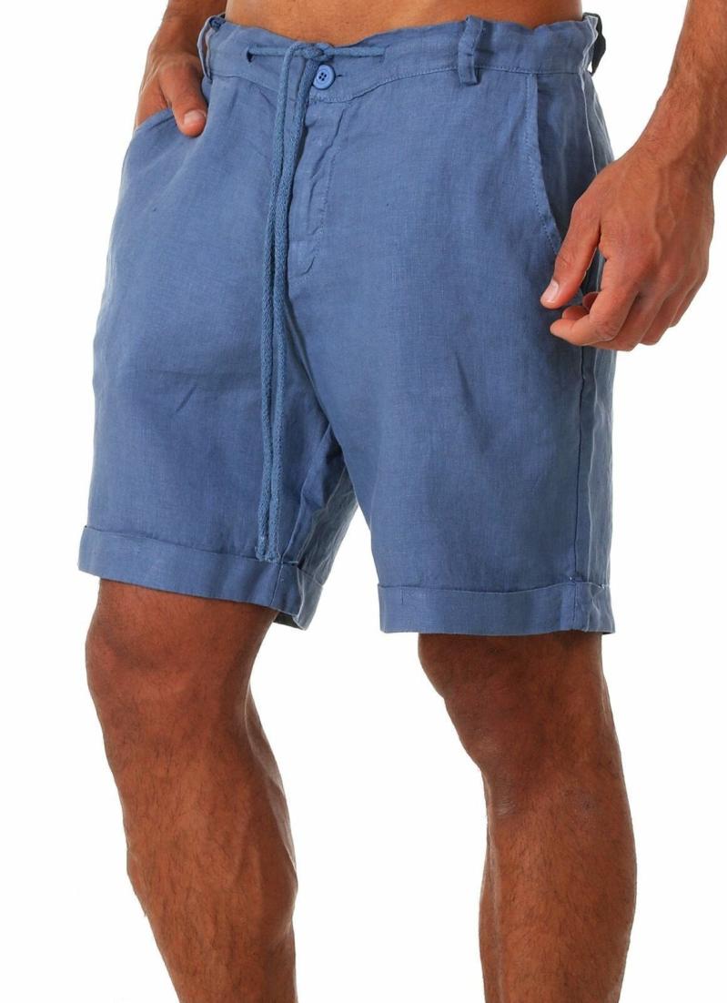 7.5” Pleated Linen Short  |  Mens Shorts Clothing Mens