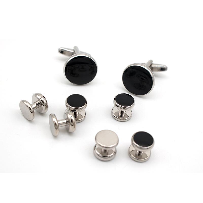 Black Onyx Sterling Silver Tuxedo Studs  |  Mens Watches & Jewelry Accessories Mens