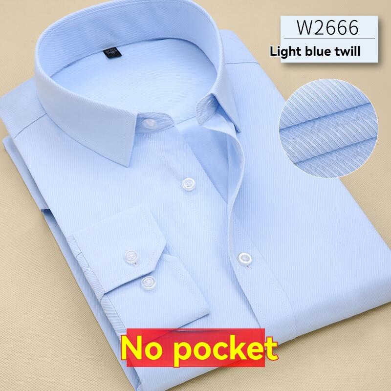 Bowery Performance Stretch Dress Shirt With Spread Collar  |  Mens Dress Shirts Clothing Calvin Blue White