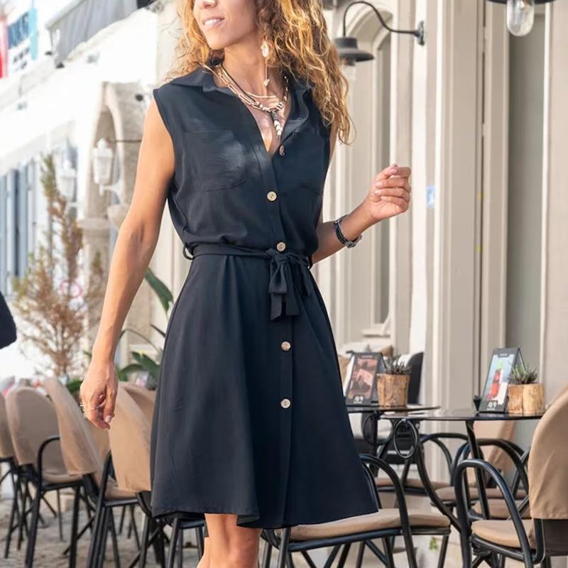 Capitaine Shirtdress In Linen  |  Womens Dresses & Jumpsuits Clothing Dresses & Jumpsuits