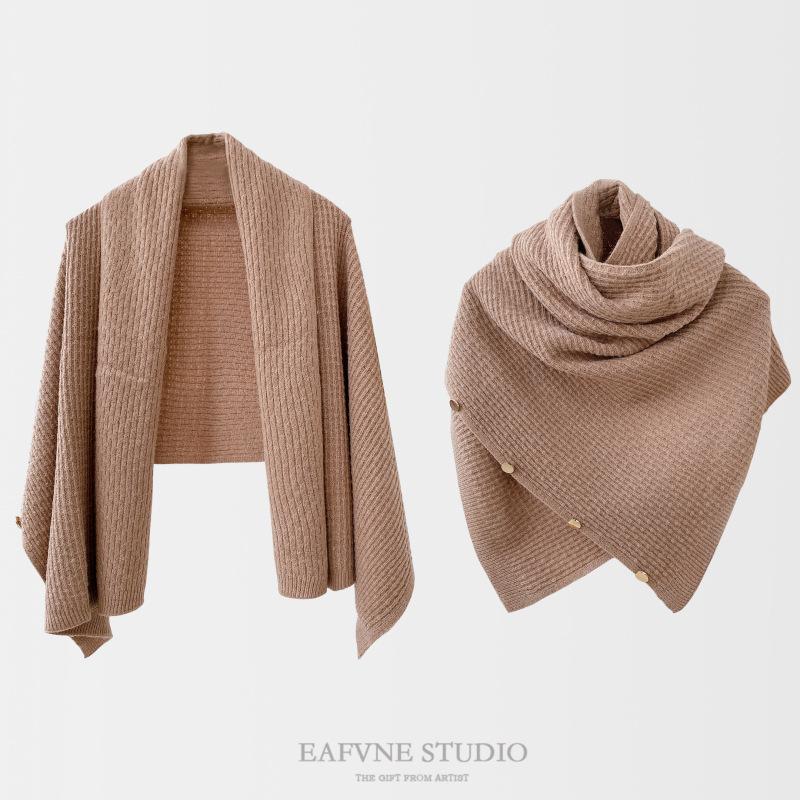 Cashmere Wrap  |  Womens Scarves & Wraps Accessories Hthr Stone