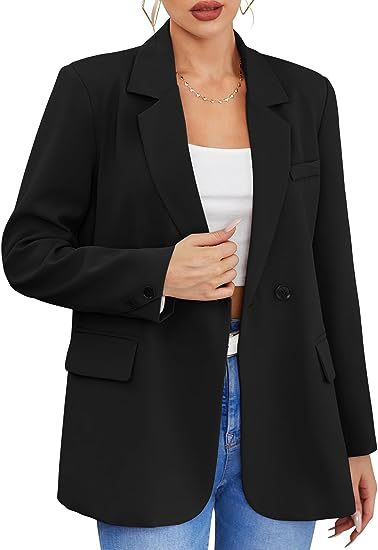 Devon Blazer In Bi-Stretch Cotton Blend  |  Womens Blazers Blazers Black