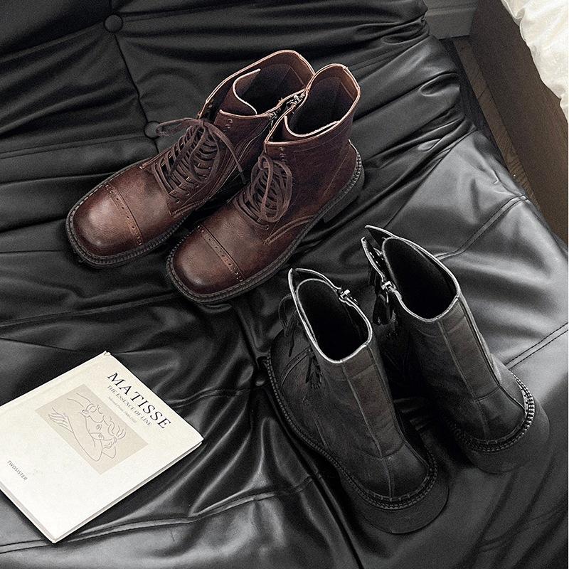 For Straight-Tip Cordovan Boots  |  Mens Boots Mens Boots