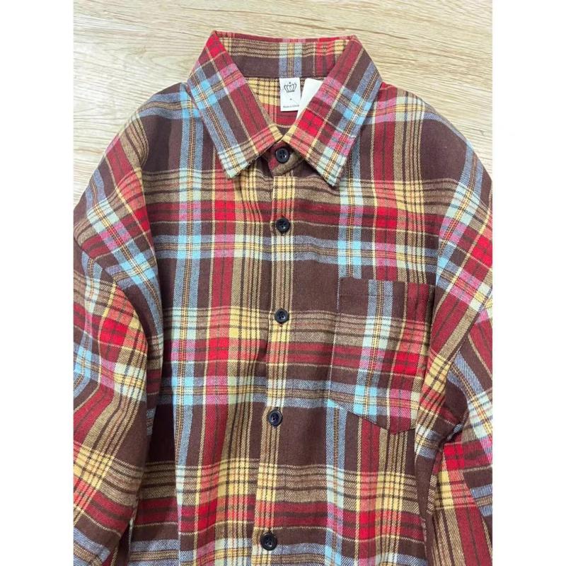 Long-Sleeve Seaboard Soft-Knit Shirt In Plaid  |  Boys Shirts Boys Boys