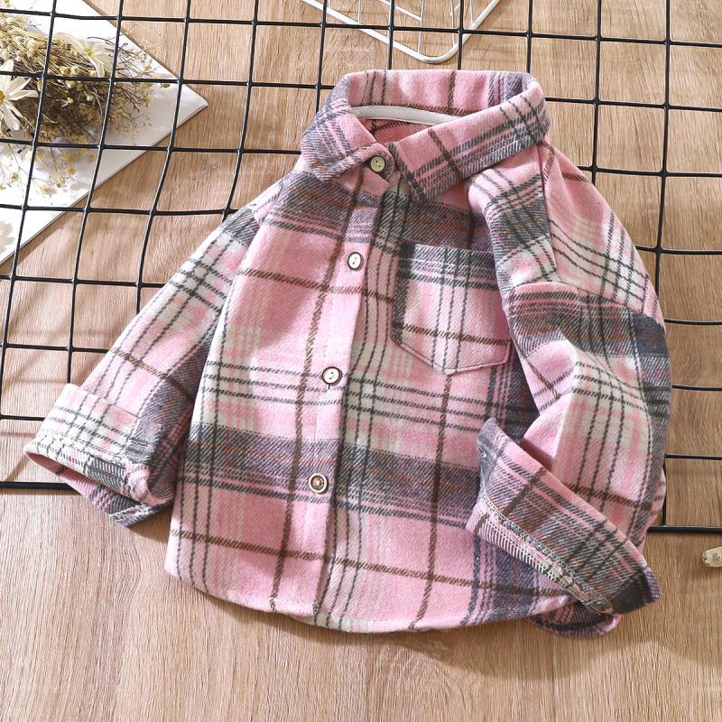 Long-Sleeve Seaboard Soft-Knit Shirt In Plaid  |  Boys Shirts Boys Boys