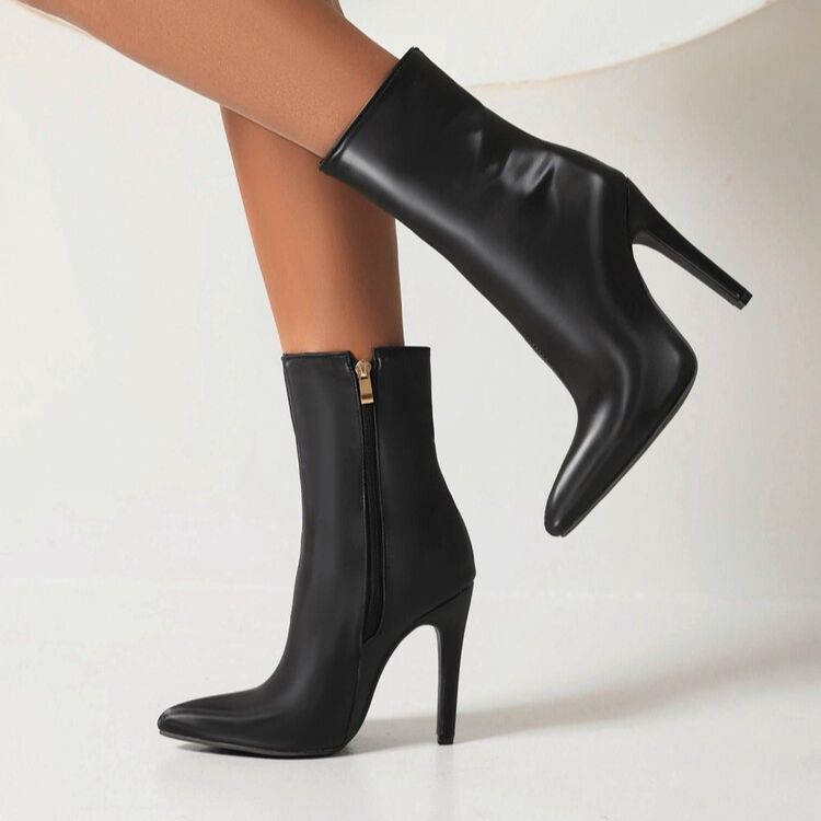 New Stevie Ankle Boots In Leather  |  Womens Made In Spain Shoes Cafe Latte