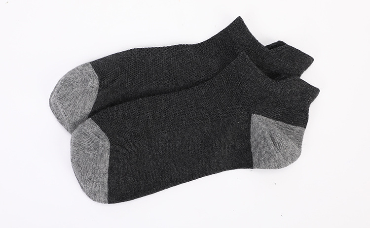 No-Show Socks Two-Pack  |  Mens Socks Accessories Hthr Black