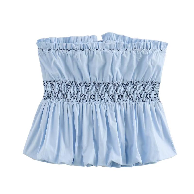 Paloma Smocked Skirt In Cotton Poplin  |  Girls Skirts & Shorts Clothing Girls