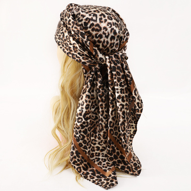 Printed Silk Scarf  |  Womens Scarves & Wraps Accessories Brown