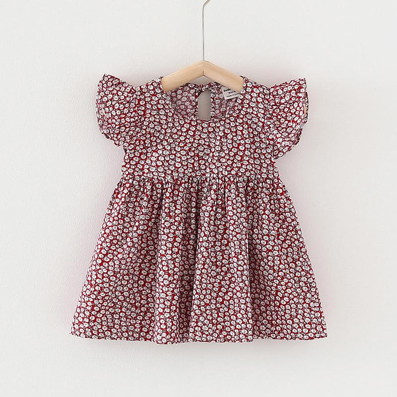 Ruffle-Collar Shirtdress In Cotton Poplin Prints  |  Girls Dresses & Jumpsuits Clothing Dresses & Jumpsuits