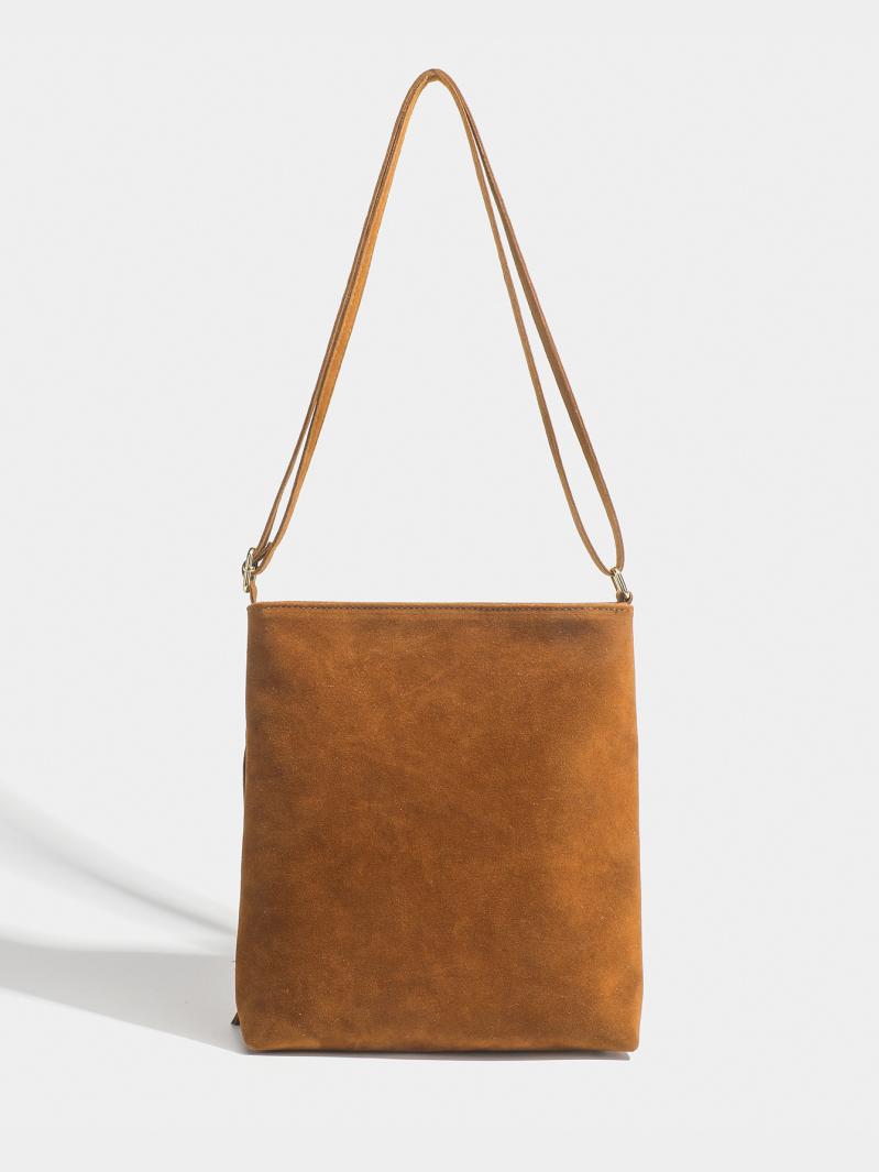 Small Berkeley Crossbody Bag In Suede And Leather  |  Womens Bags Accessories Bags