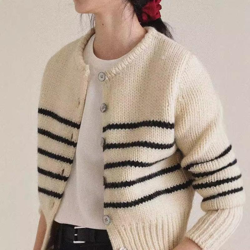 Striped Knit Cardigan Sweater  |  Girls Sweaters Clothing Girls