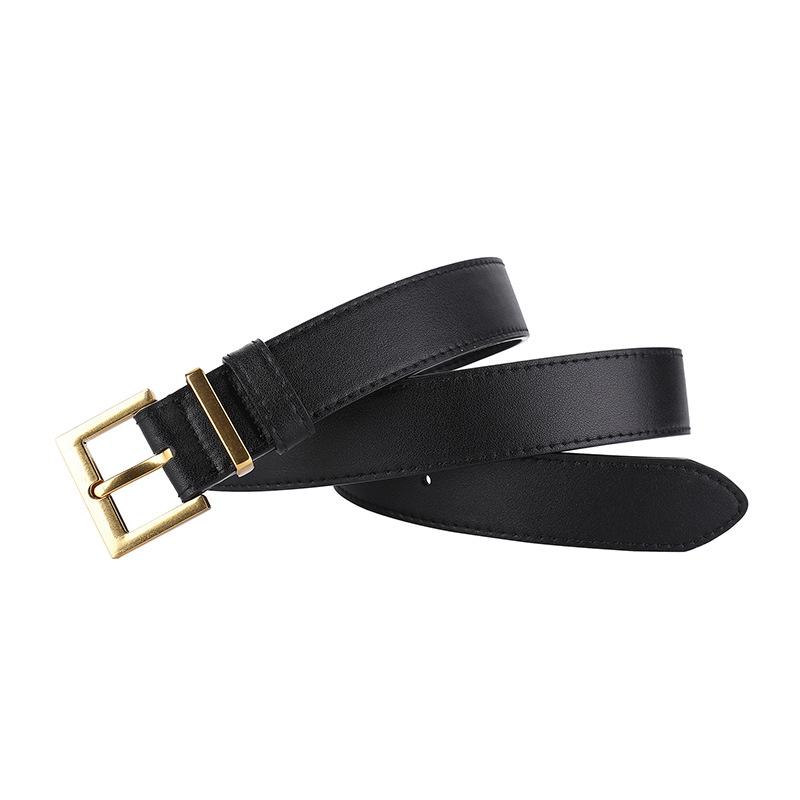 Suede Roller-Buckle Belt  |  Womens Belts Accessories Belts