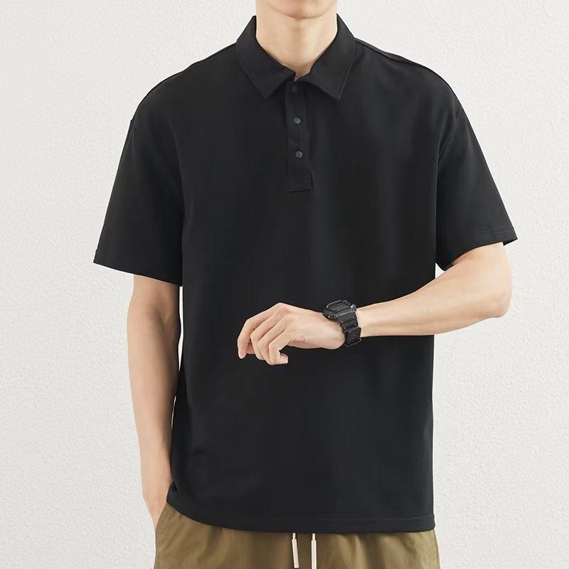 Sueded Cotton Polo Shirt  |  Mens Polos & Rugbys Clothing Mens